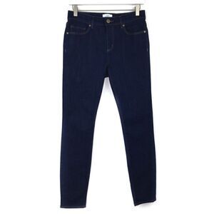 LOFT Outlet Blue Dark Wash Skinny Denim Jeans 4